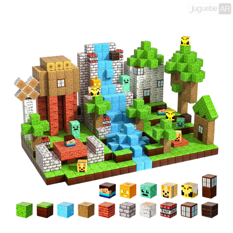 BLOQUES MAGNÉTICOS DE MINECRAFT