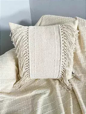 Almohadón Boho Dunas Cru 45x45