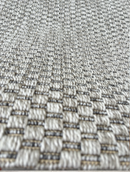 Alfombra de sisal belga gris NalaBoho (todos los tamaños)